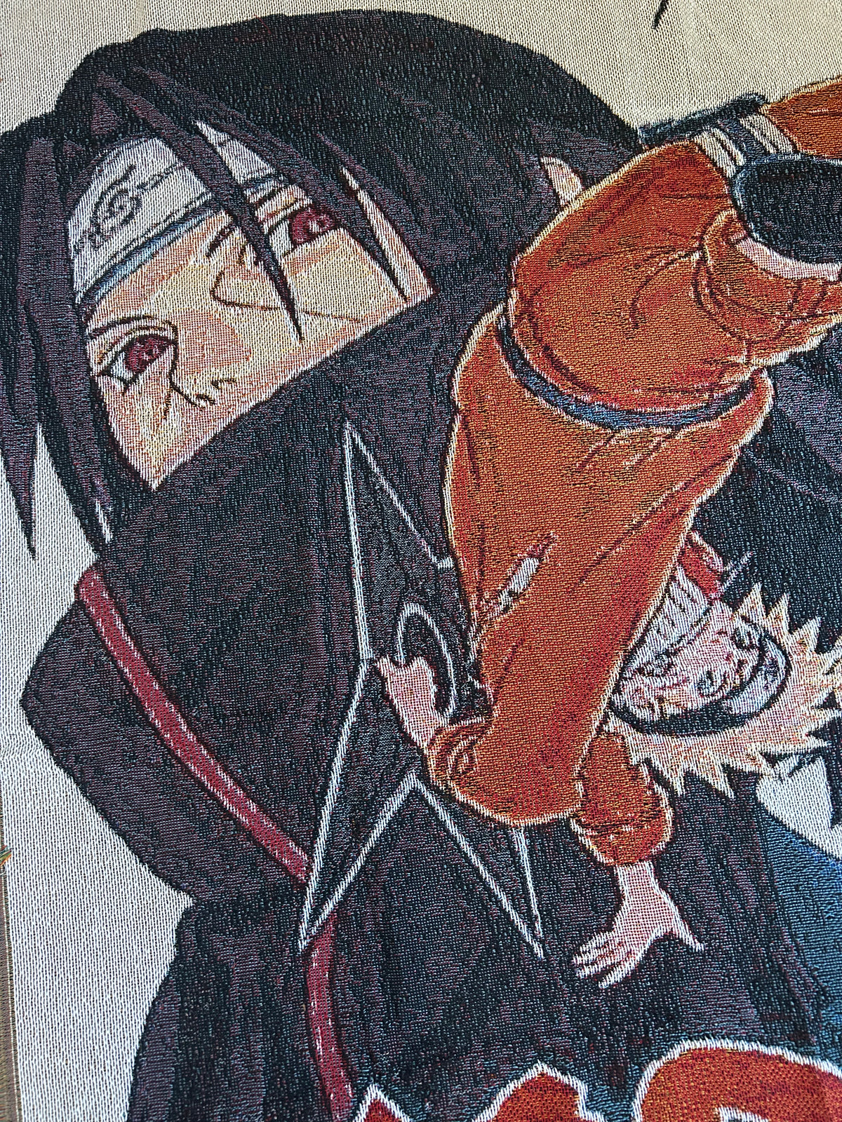 Naruto woven tapestry blanket
