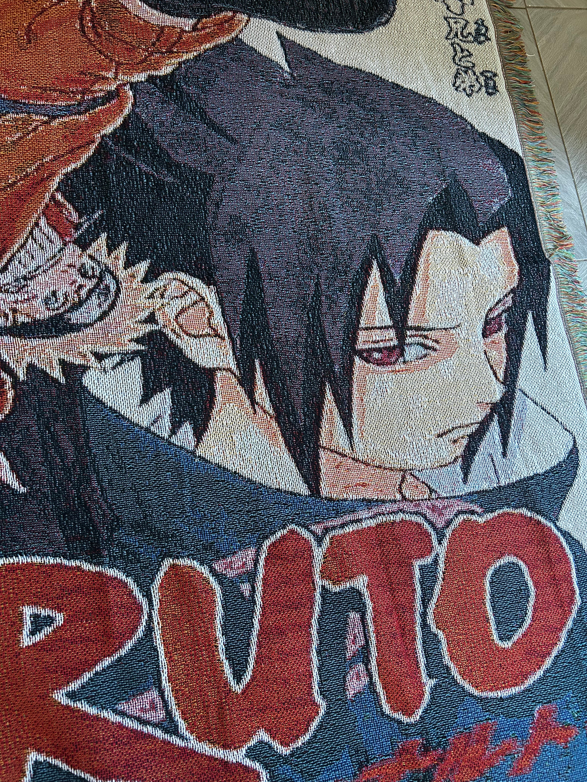 Naruto woven tapestry blanket