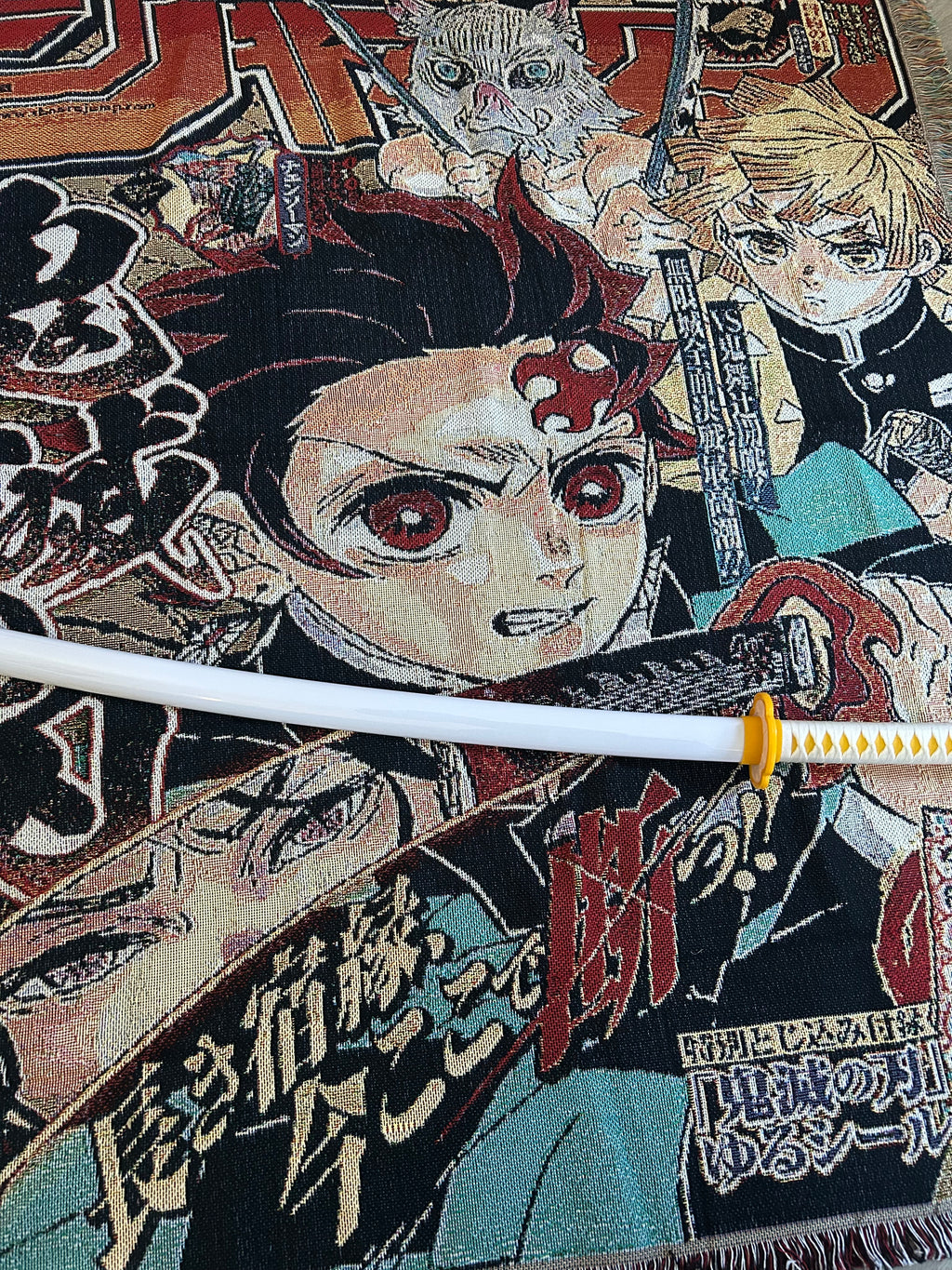 Demon Slayer Woven Tapestry Blanket