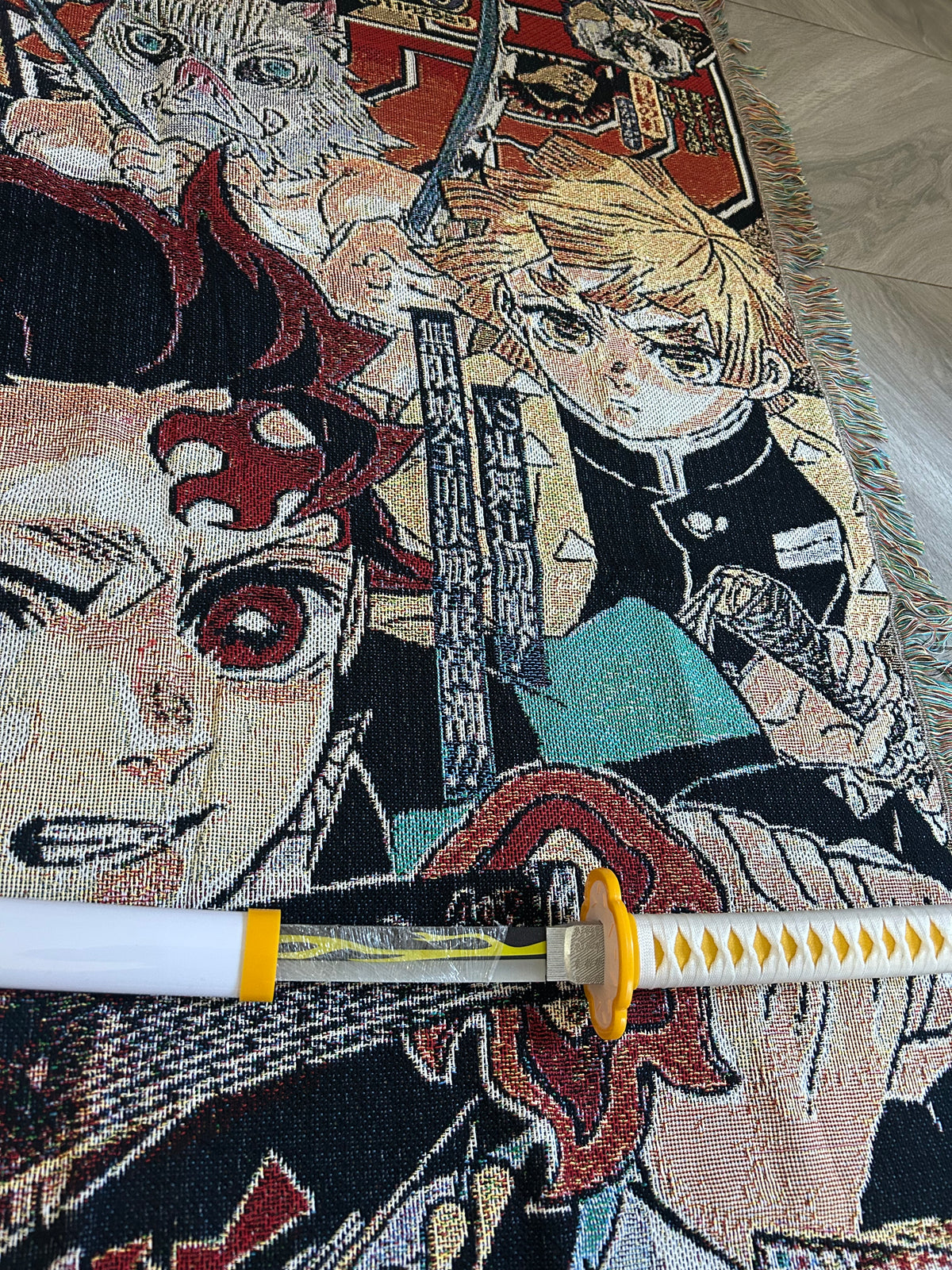Demon Slayer Woven Tapestry Blanket