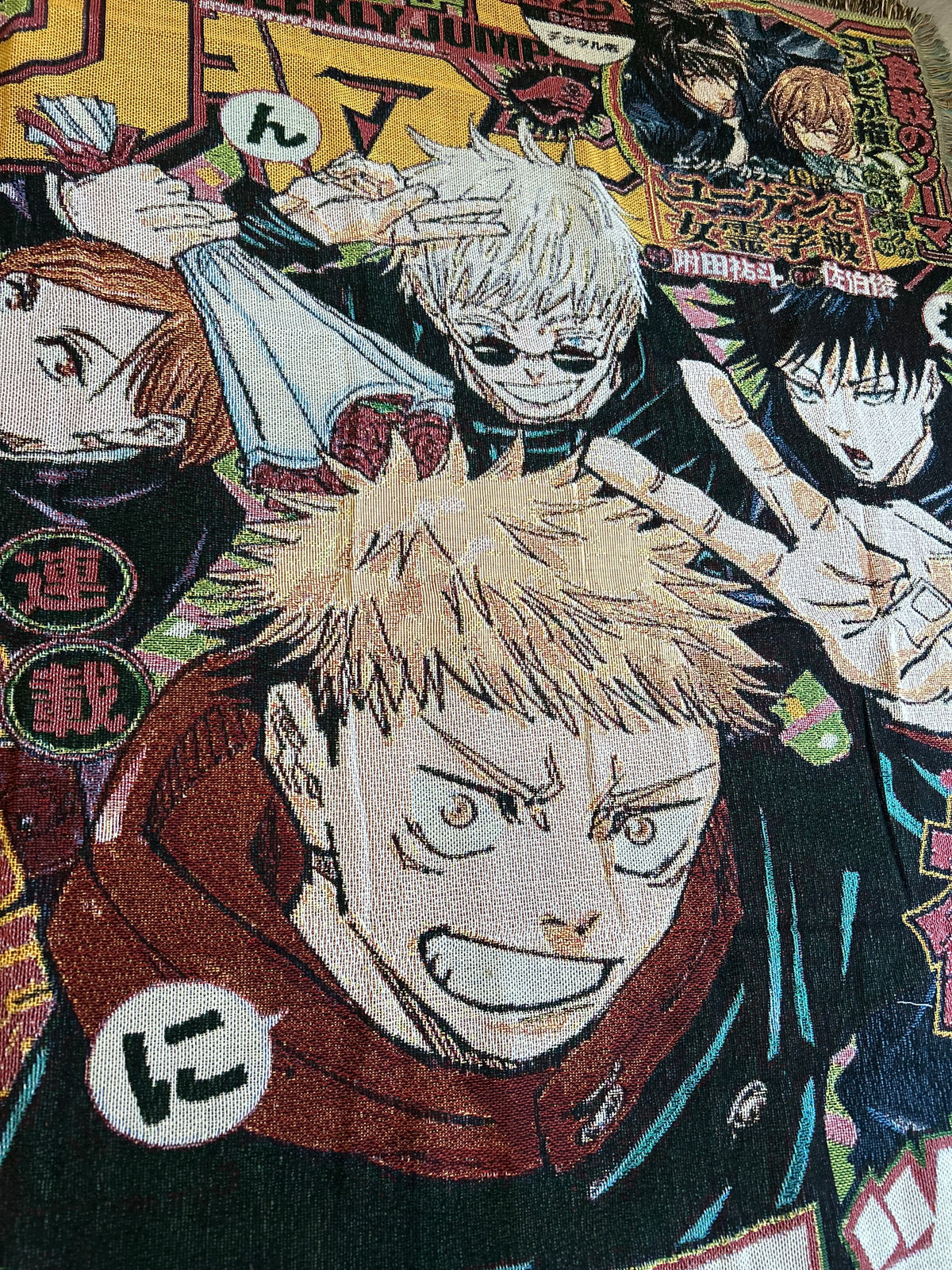 Jujutsu Kaisen Woven Tapestry Blanket