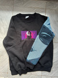 Gojo Purple Hollow Sleeve Sweatshirt.