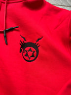 Full Metal Alchemist distressed zipped hoodie