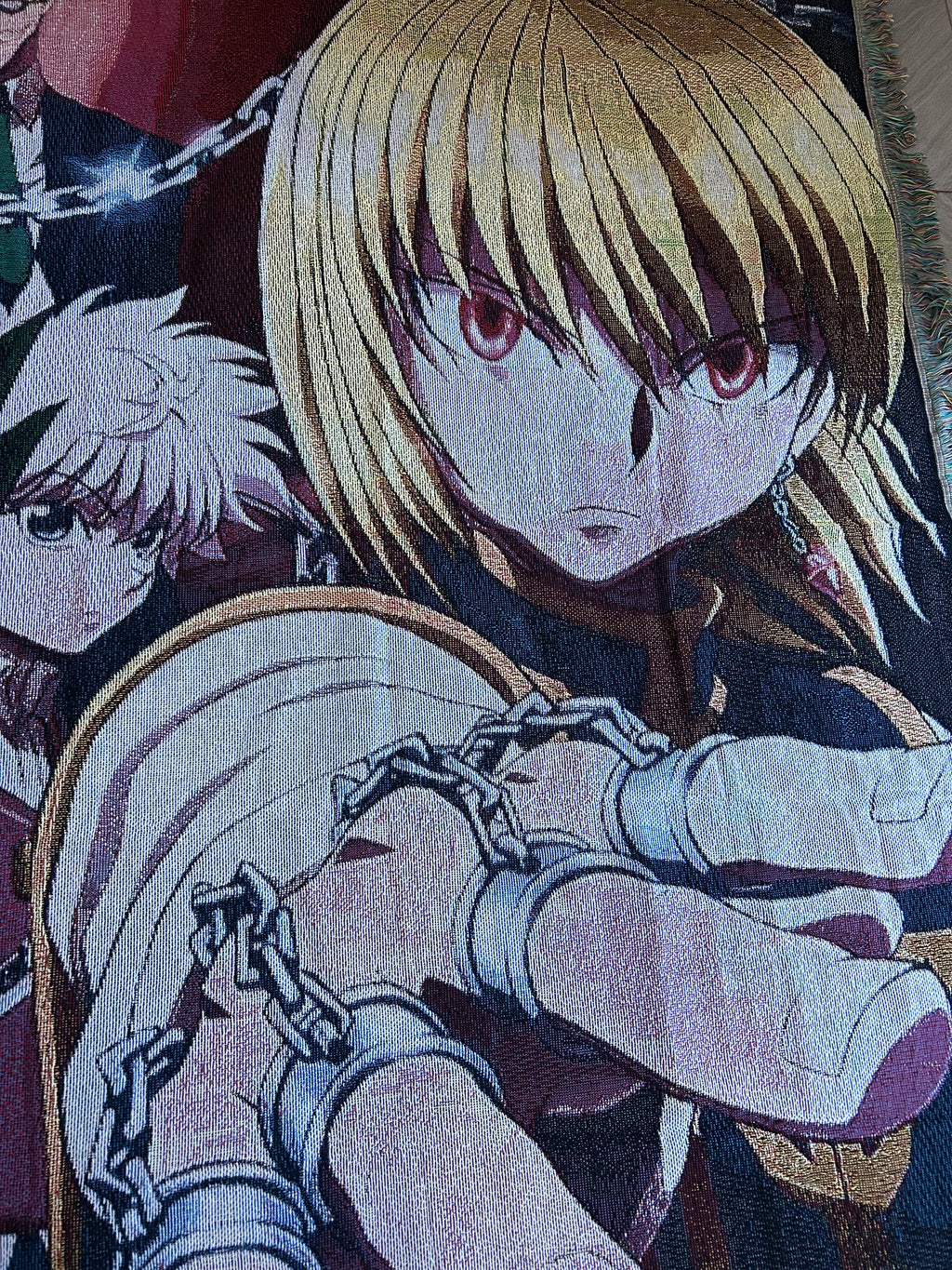 Hunter X Hunter woven tapestry blanket