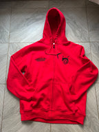 Full Metal Alchemist distressed zipped hoodie
