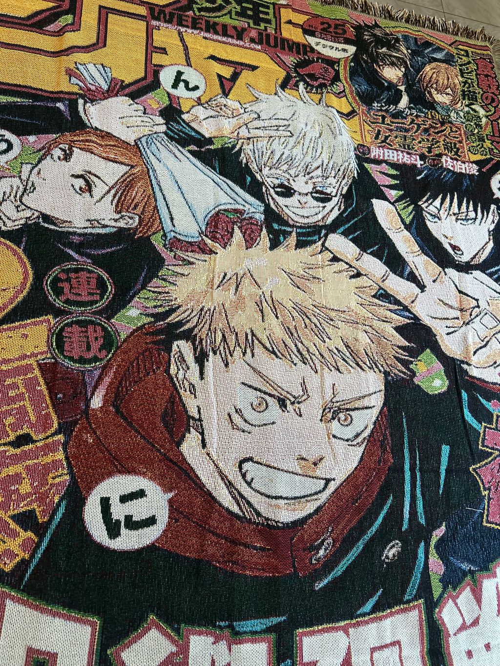 Jujutsu Kaisen Woven Tapestry Blanket