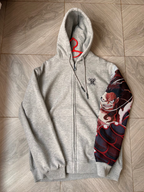 Gear 4 Bounce Man Light grey zipped hoodie