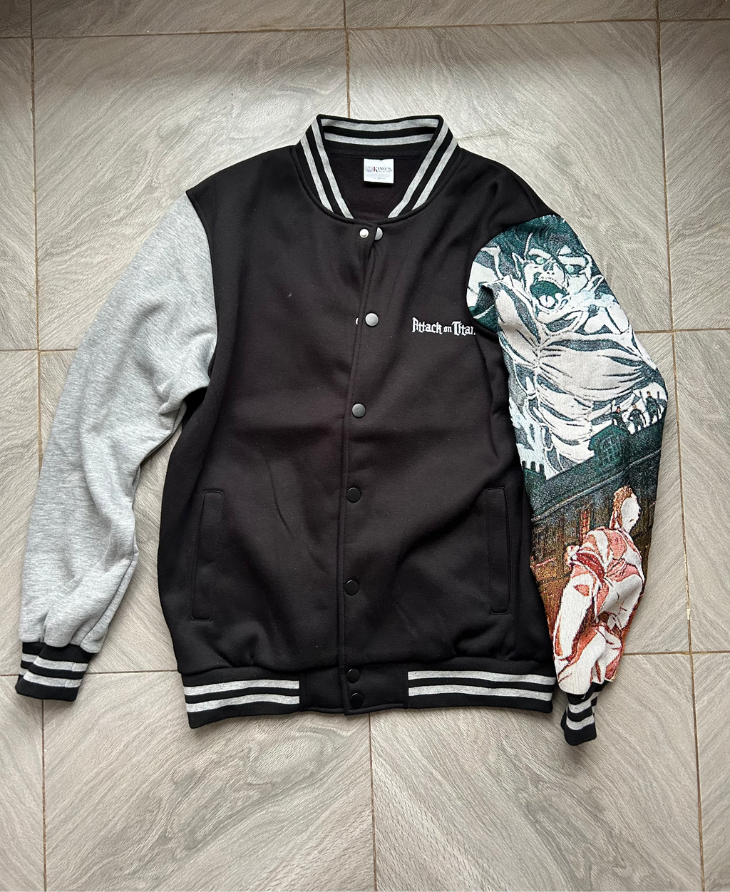 AOT College Jacket sleeve Design