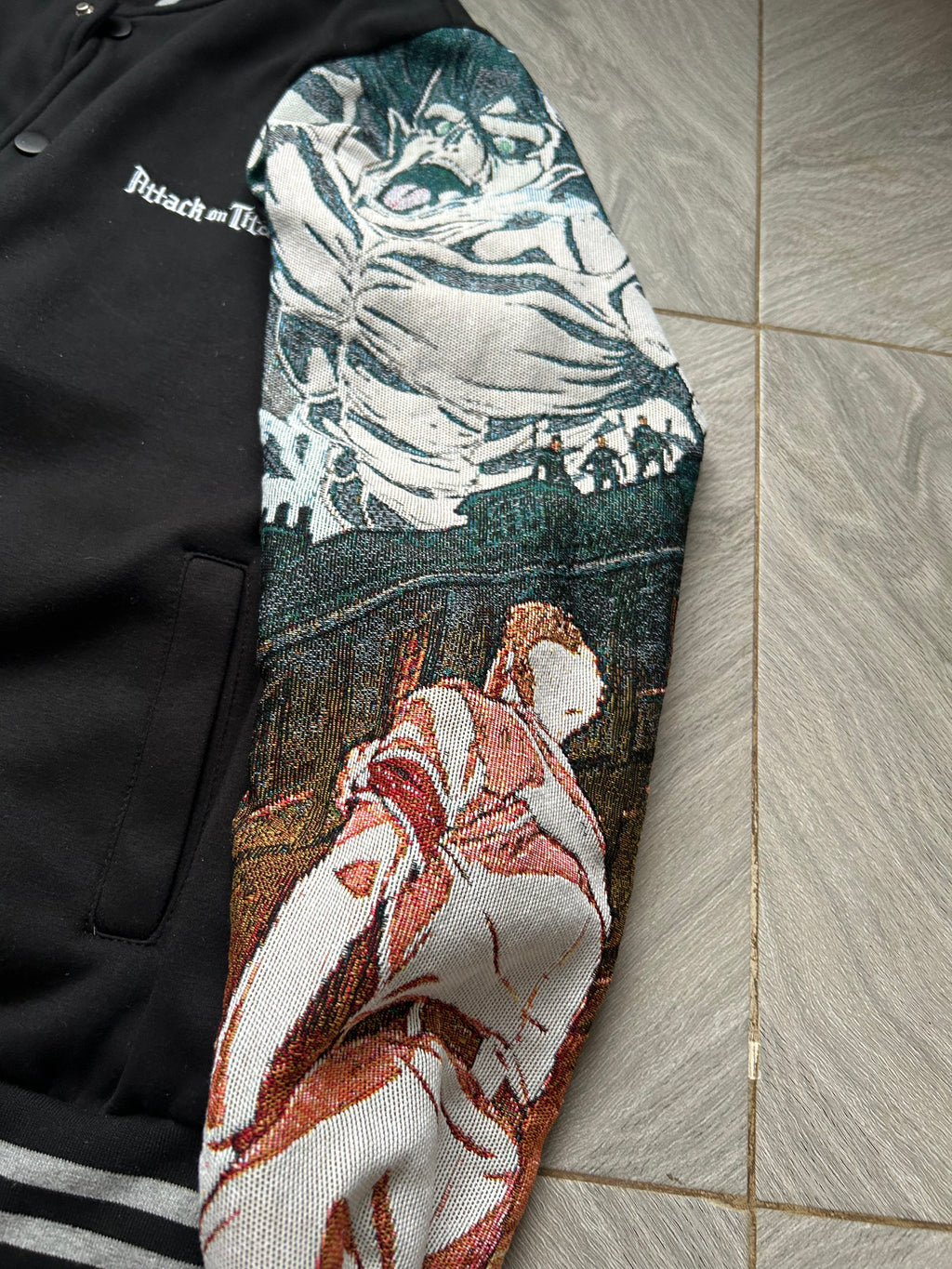 AOT College Jacket sleeve Design