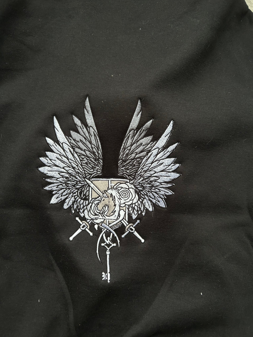 AOT College Jacket sleeve Design