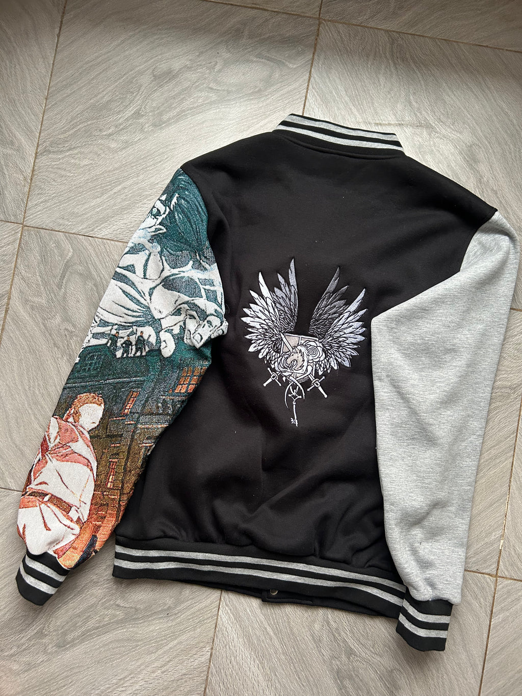 AOT College Jacket sleeve Design