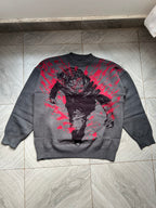 World cutting slash Sweater