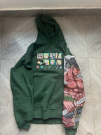Zoro Emoticon+Sleeve Hoodie