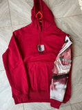 Colosal Cherry red Sleeve hoodie