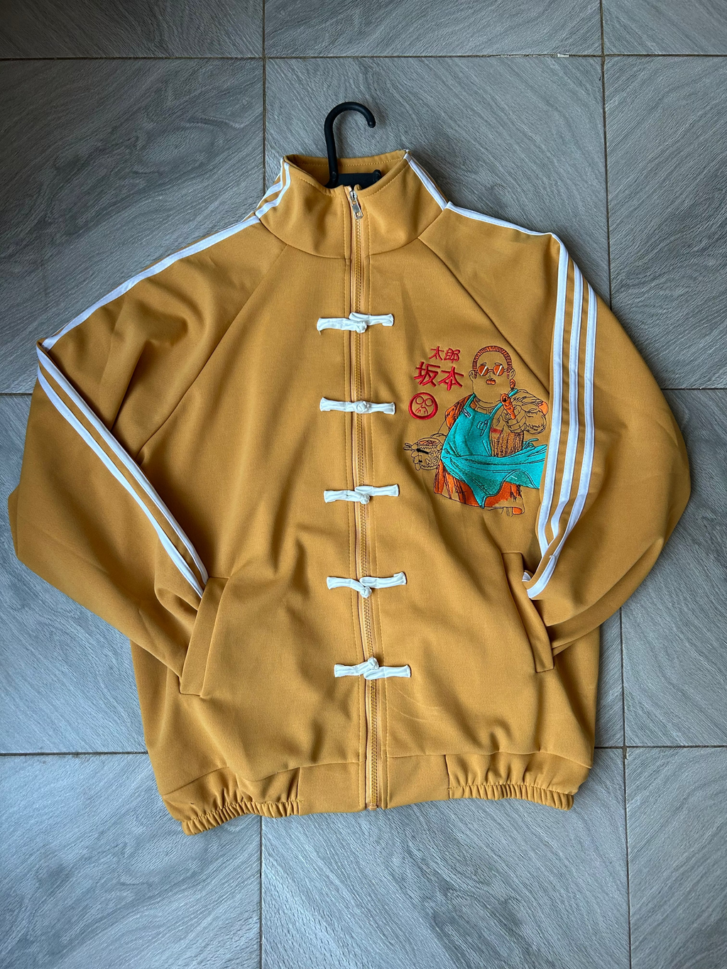 Sakamoto Days yellow Chinese jacket