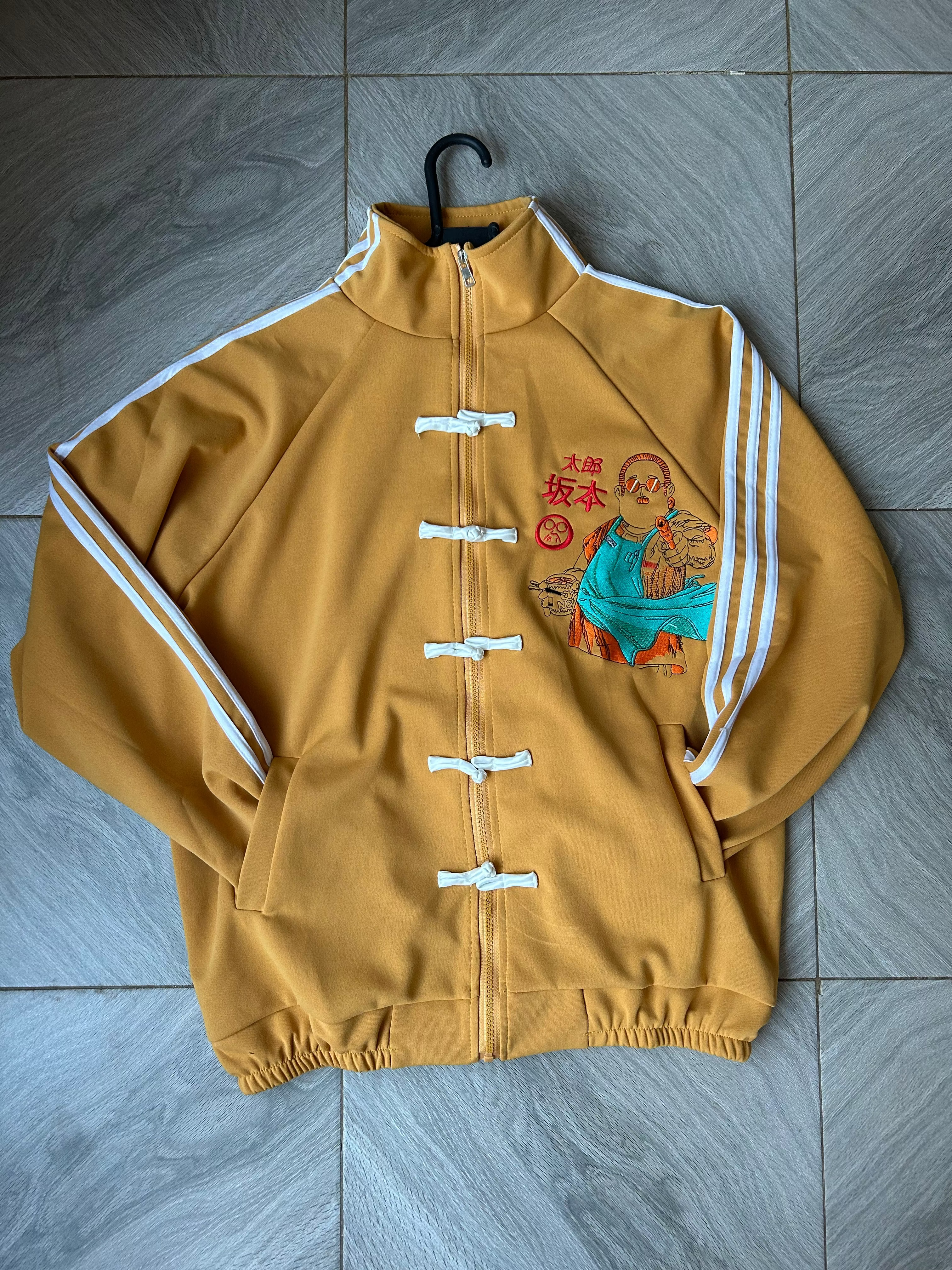 Sakamoto Days yellow Chinese jacket