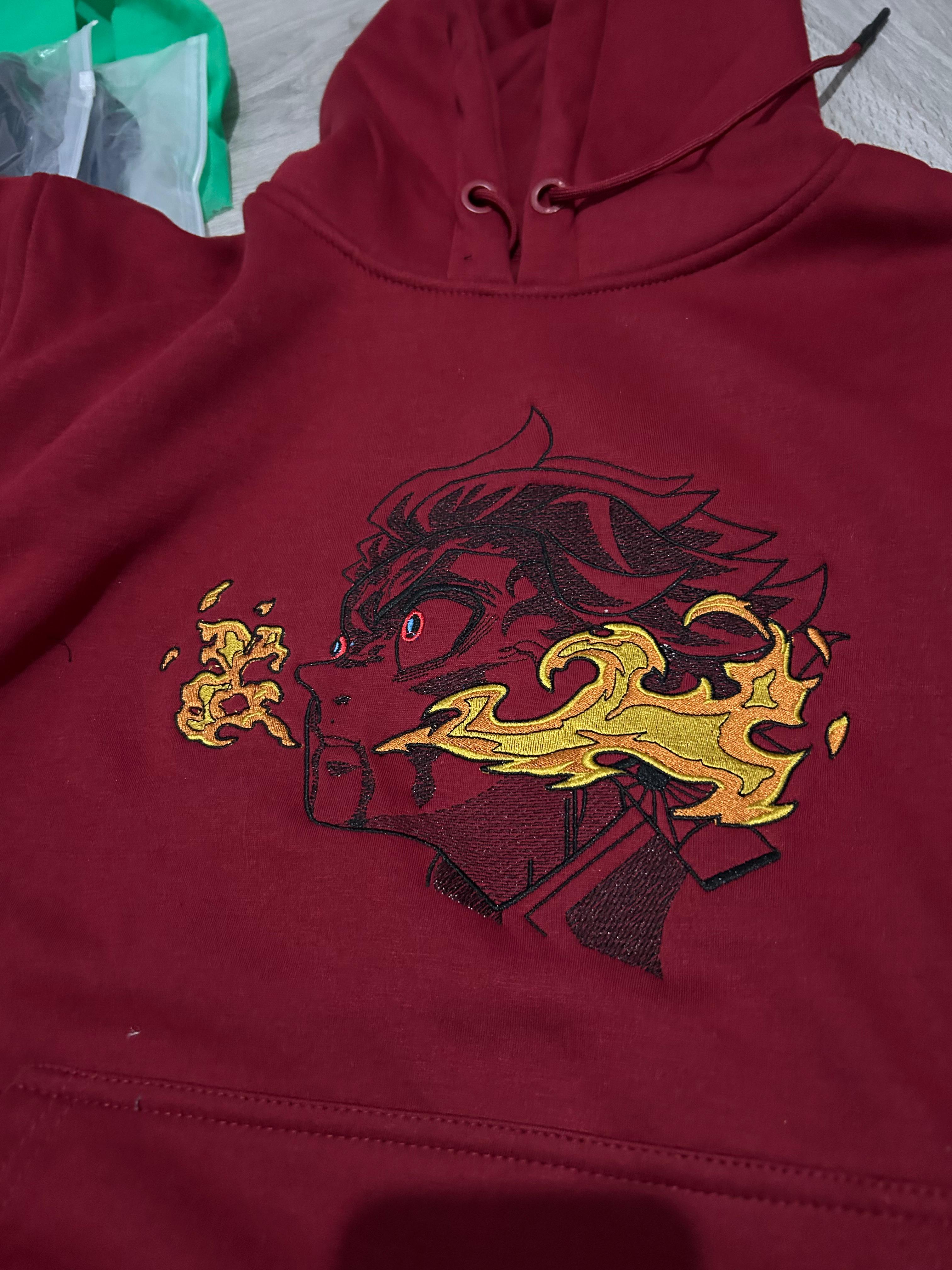 Fire Breathing Cherry Red Hoodie
