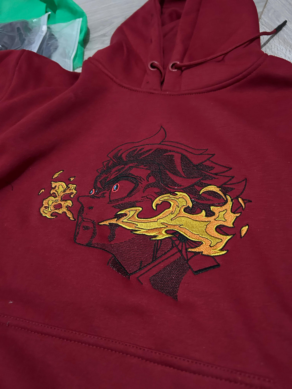 Fire Breathing Cherry Red Hoodie