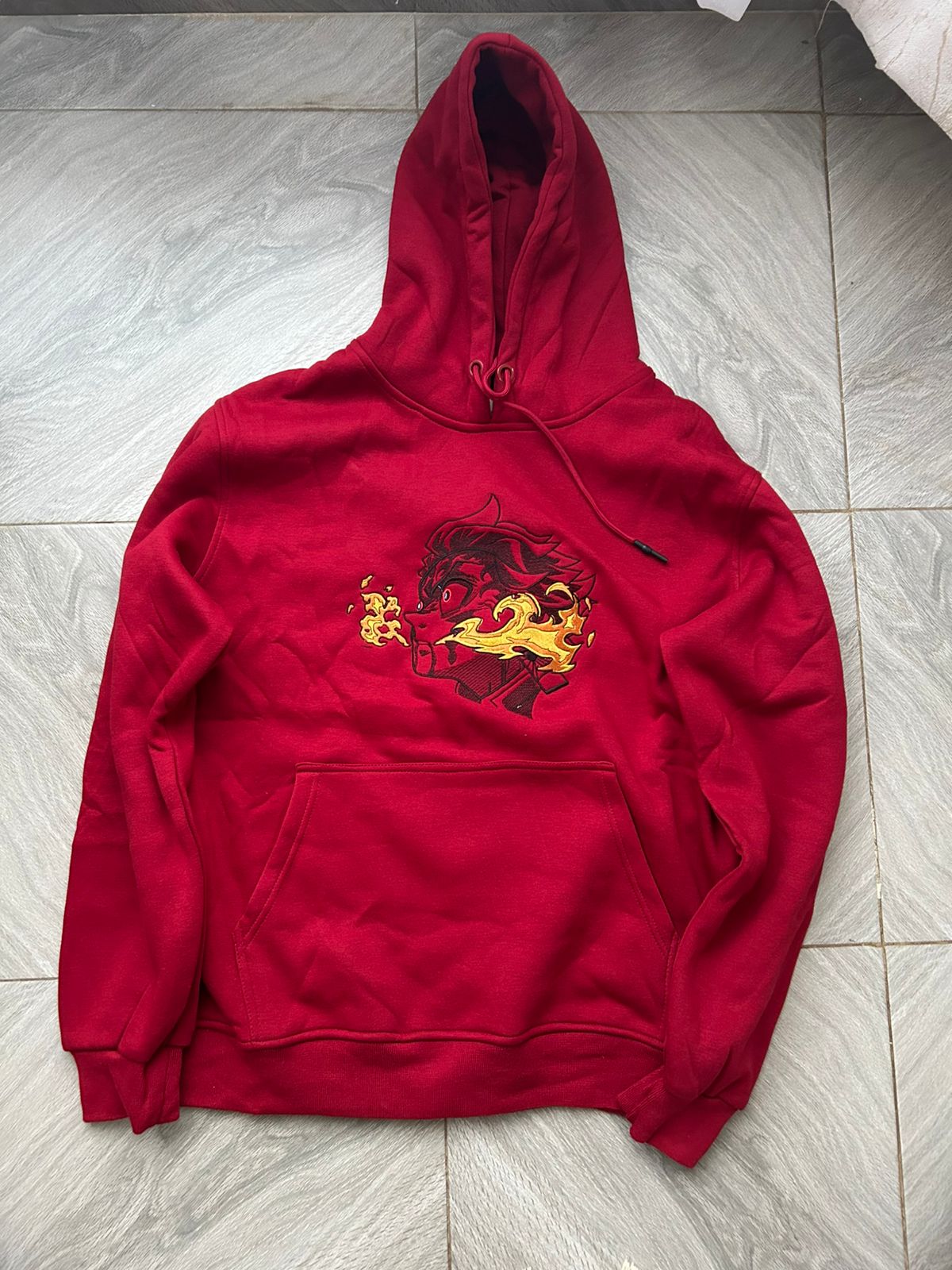 Fire Breathing Cherry Red Hoodie